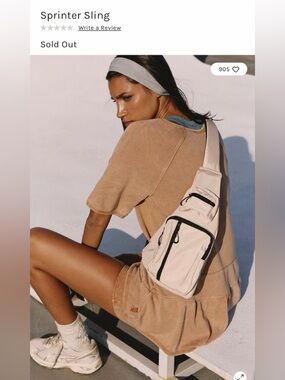 FP Movement by Free People Crossbody Bag in Crimson Red